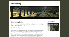 Desktop Screenshot of gravetending.net